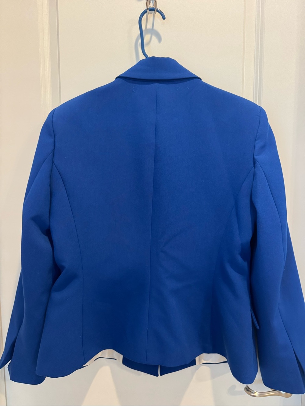 Zara Women's Classic Single-Button Blazer - Royal Blue NWT (XL - M) - Picture 4 of 4
